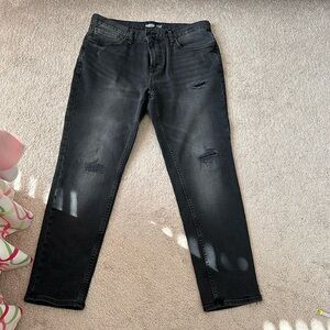 Old navy relaxed slim distressed jeans 34/30